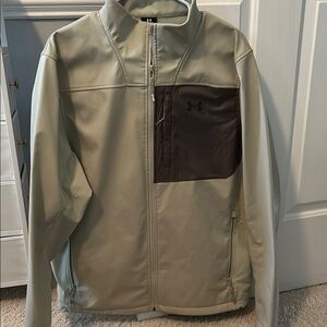 Under Armour Tan Jacket with Brownish Pocket